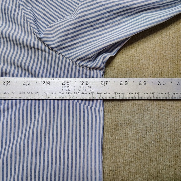 Coolibar Womens XXL Amara Smart Shirt UPF 50 Sun Protection Button Up Striped - Picture 7 of 9